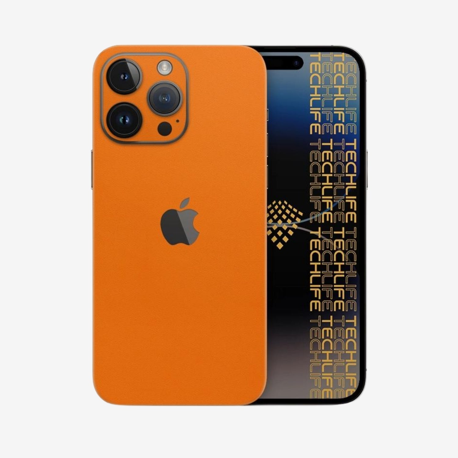Skin Premium Alcantara anaranjado iPhone 13 Pro Max