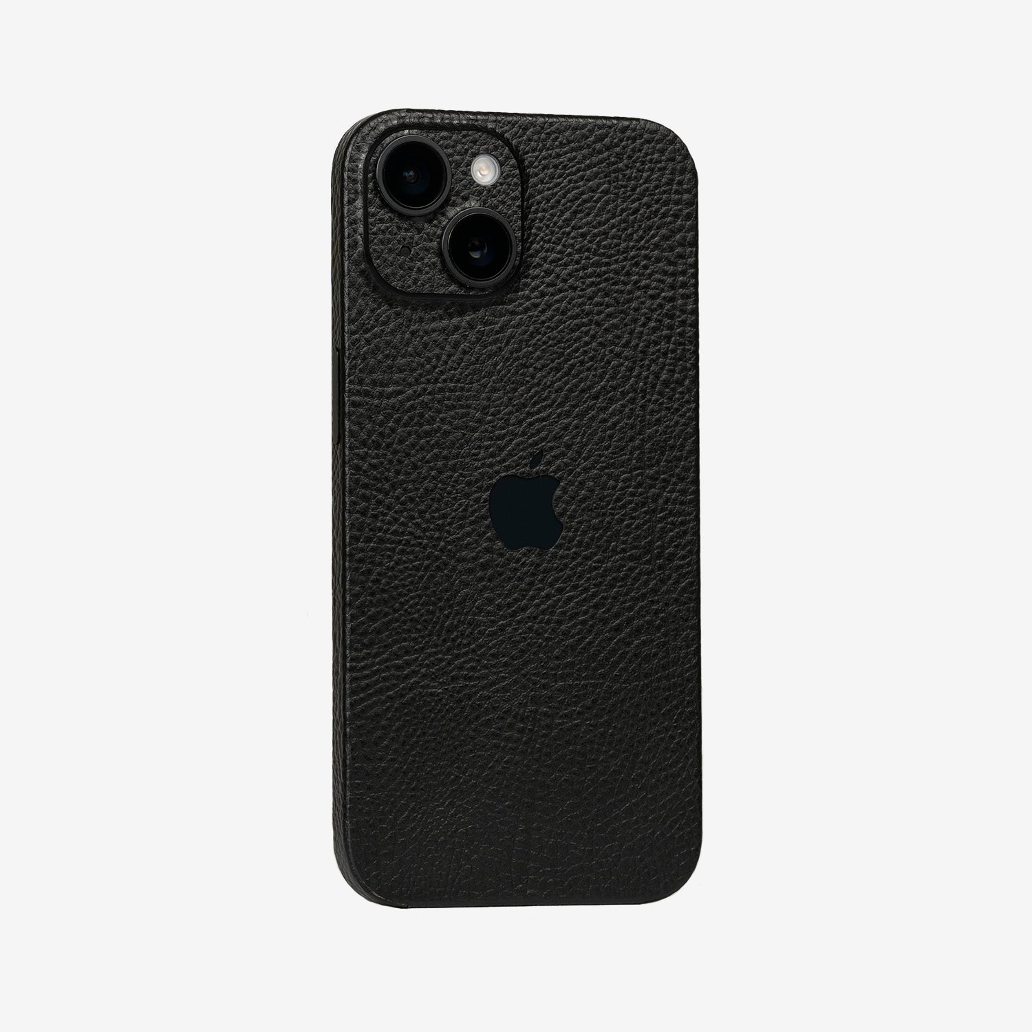 Skin Premium Cuero Real Negro iPhone 15