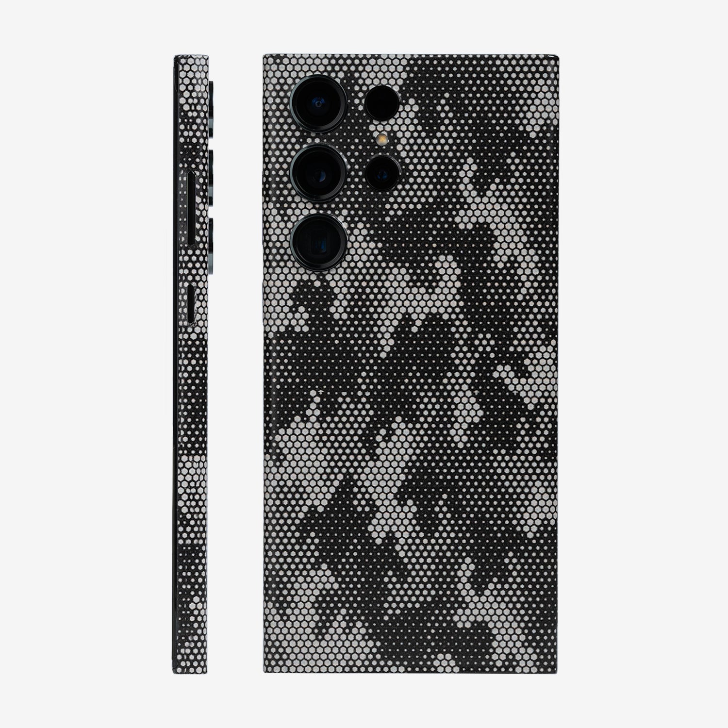 Skin Silver Camuflado Pixel Samsung Galaxy S23 Ultra