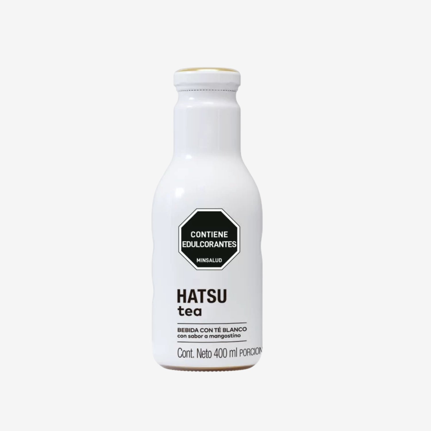 Bebida de Té Blanco Hatsu Sabor Mangostino - Botella 400ml