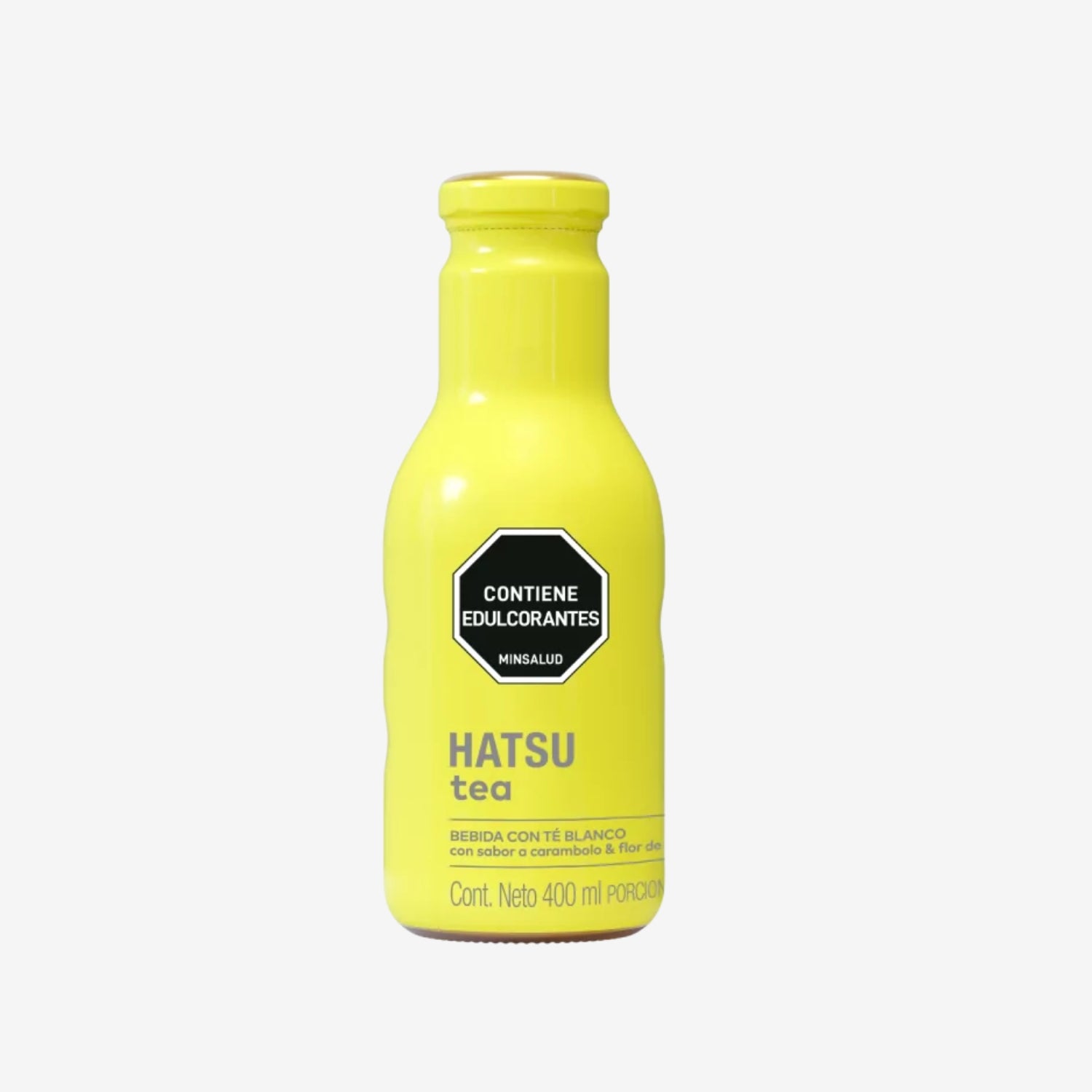 Bebida de Té Blanco Hatsu Sabor Carambolo & Flor de Loto Botella 400ml