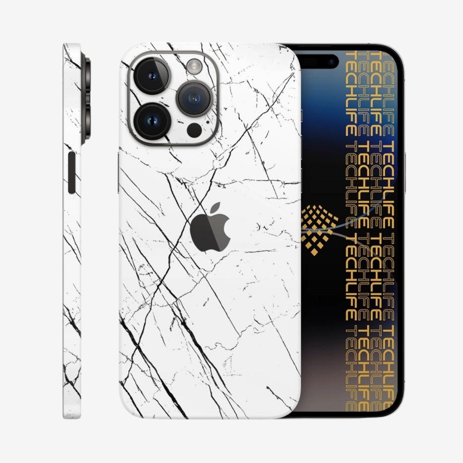 Skin Premium Marmol Monocromo iPhone 15 Pro Max