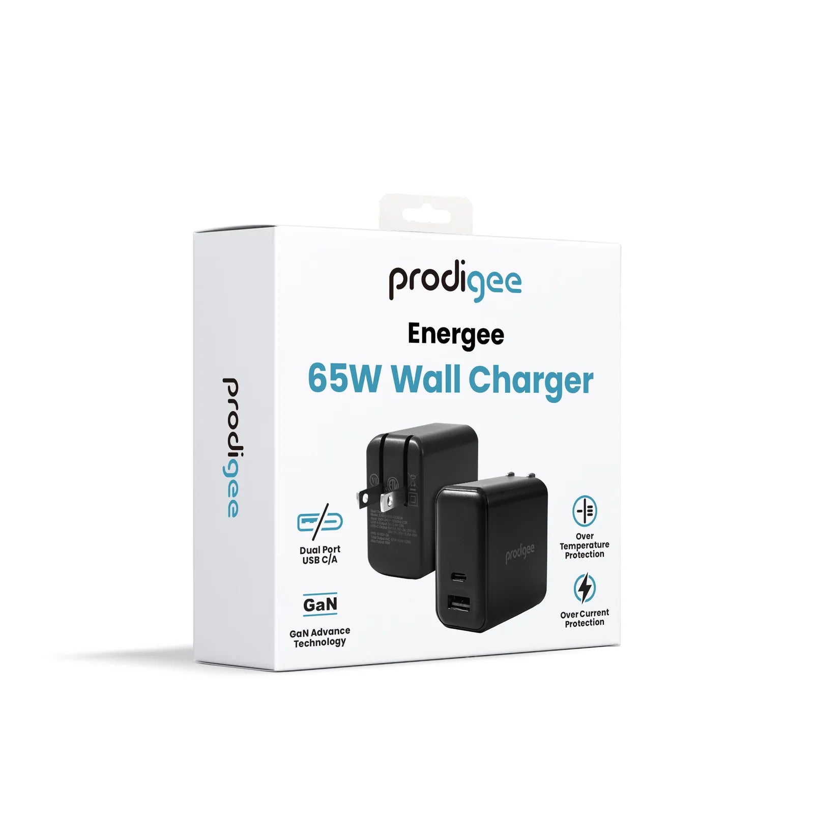 Cargador de Pared Prodigee Dual Energee 65W