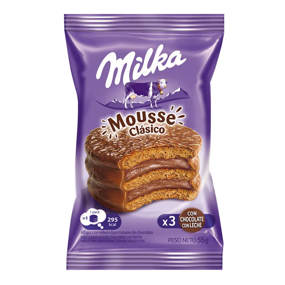 ALFAJOR MILKA MOUSSE  - 55G