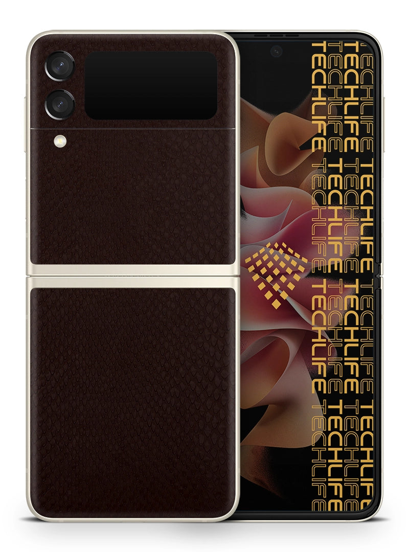 Skin Premium Reptil Café Samsung Galaxy Z Flip 3