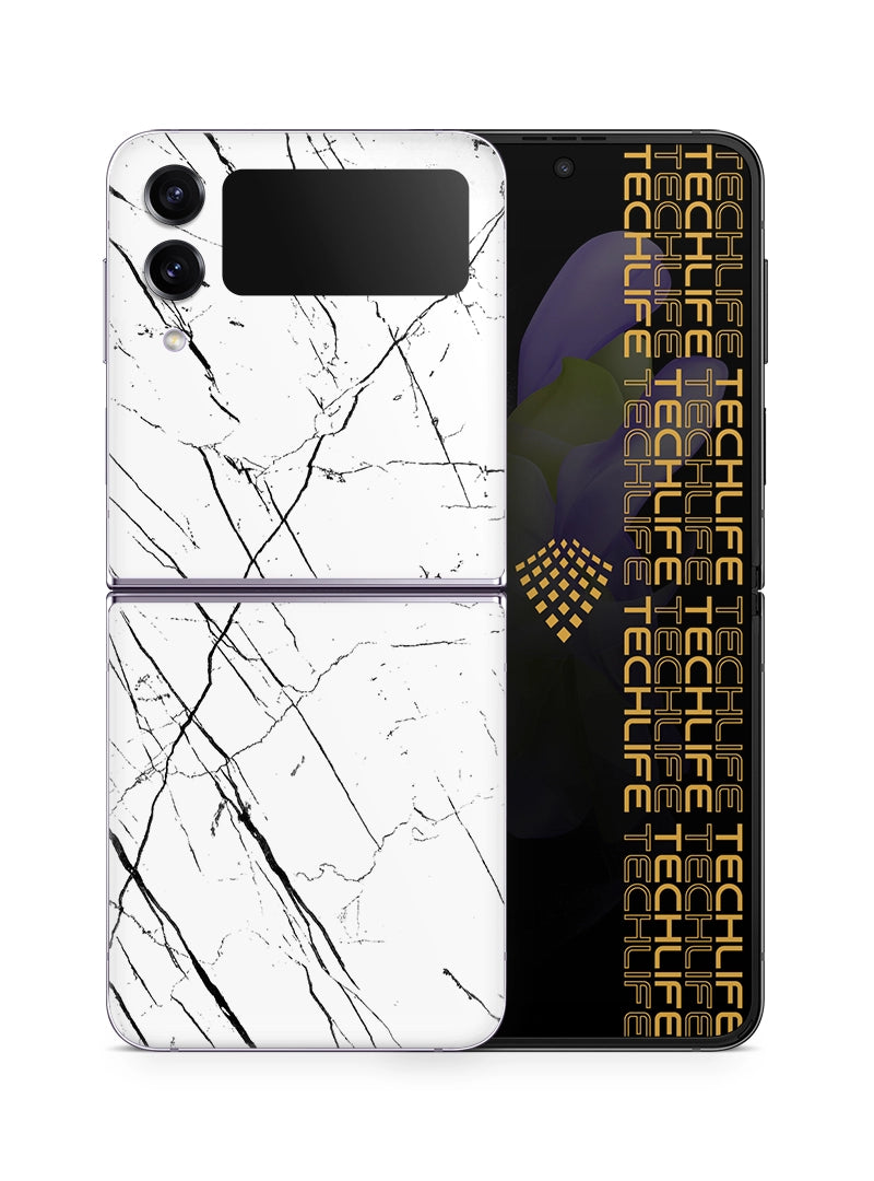 Skin Premium Marmol Monocromo Samsung Galaxy Z Flip 4