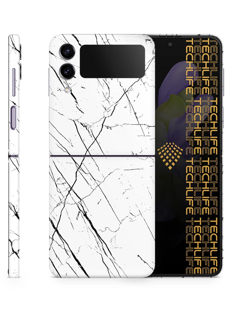 Skin Premium Marmol Monocromo Samsung Galaxy Z Flip 4