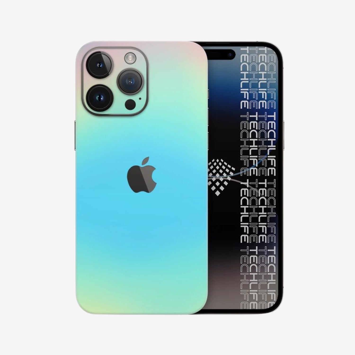 Skin Silver Arcoiris iPhone 15 Pro Max