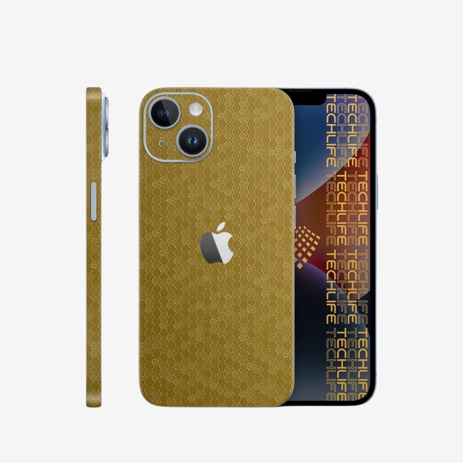 Skin Premium HexaTech Aurora Dorada iPhone 15