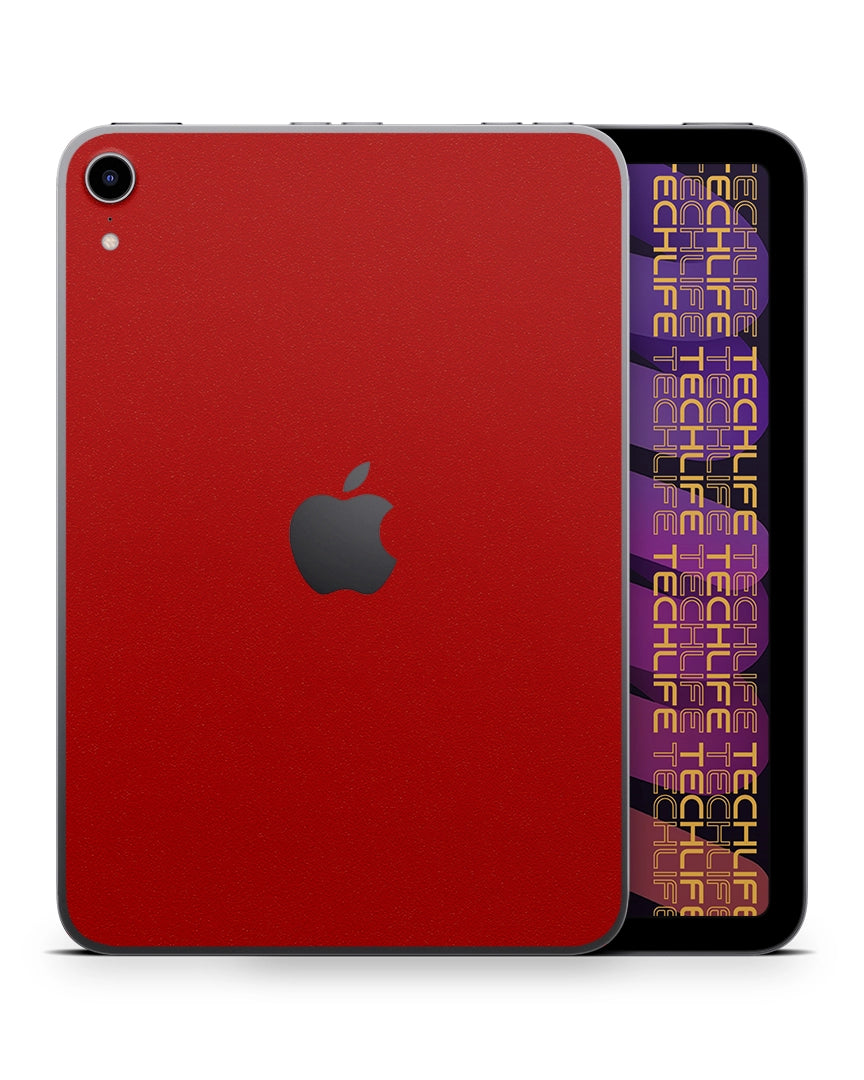 Skin Premium Alcantara Rojo iPad Mini