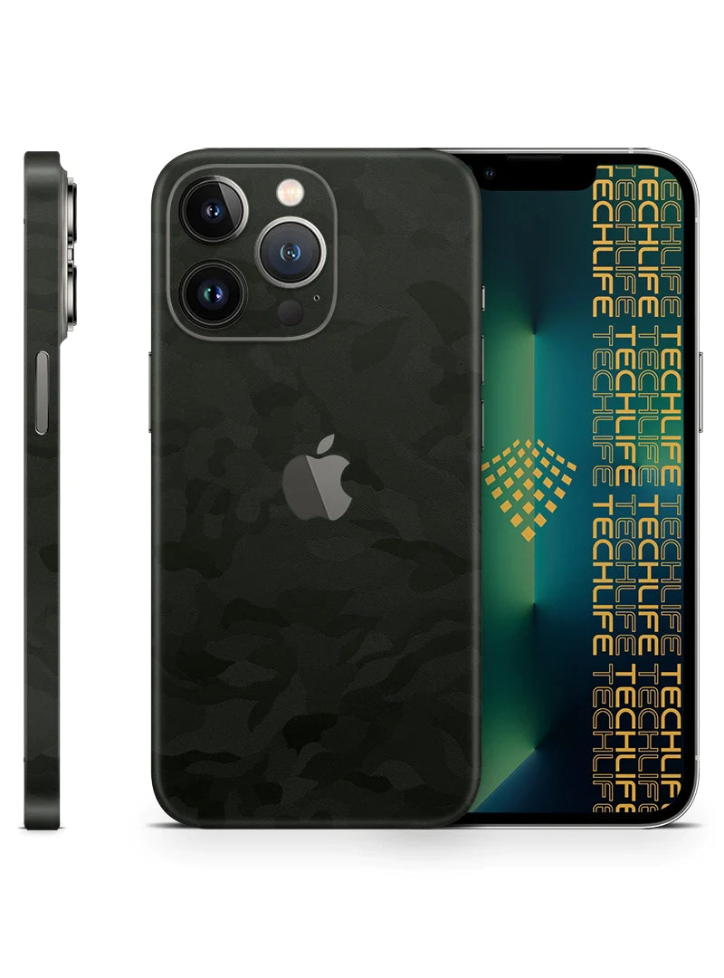 Skin Premium Camuflaje Comando Oscuro iPhone 12 Pro