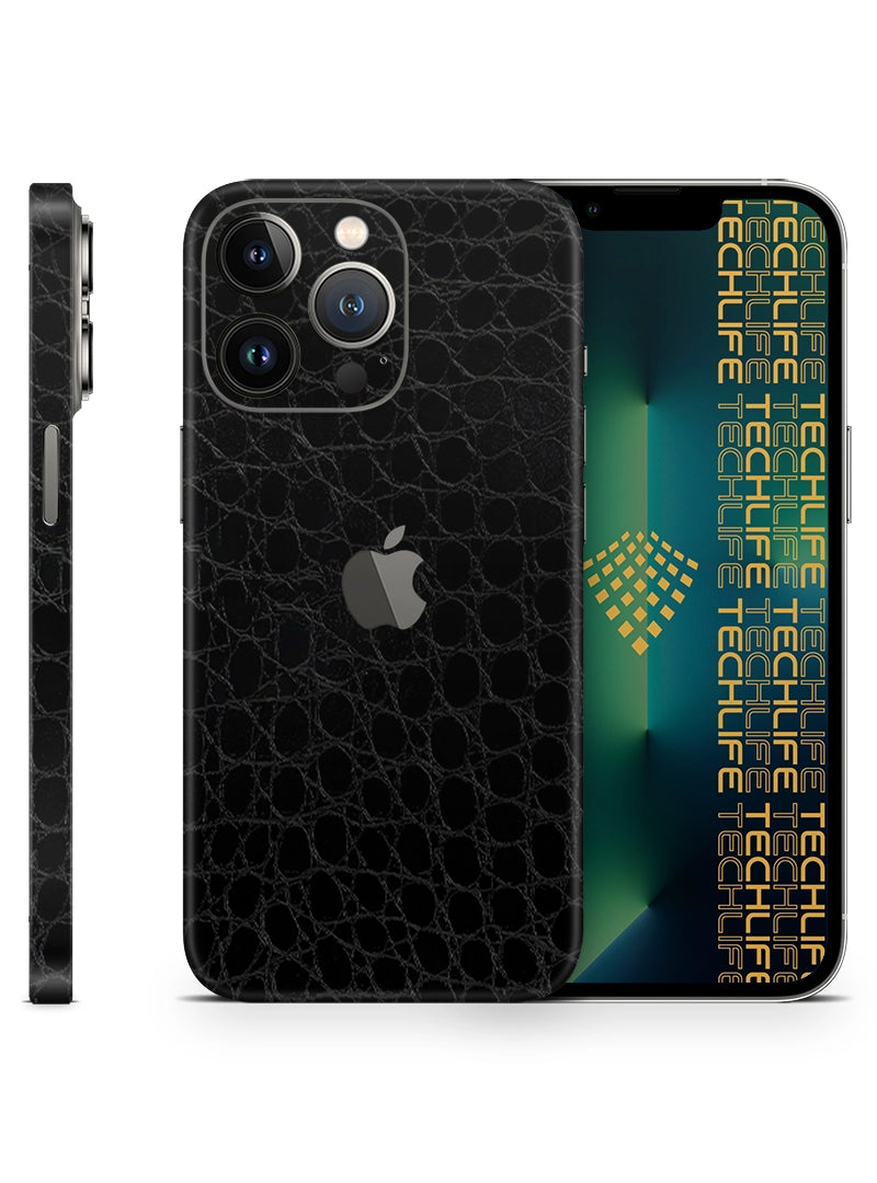 Skin Premium Caiman Negro Original iPhone 13 Pro