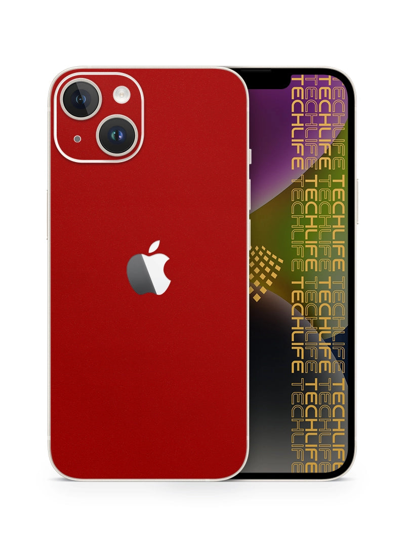 Skin Premium Alcantara Rojo iPhone 14 Plus