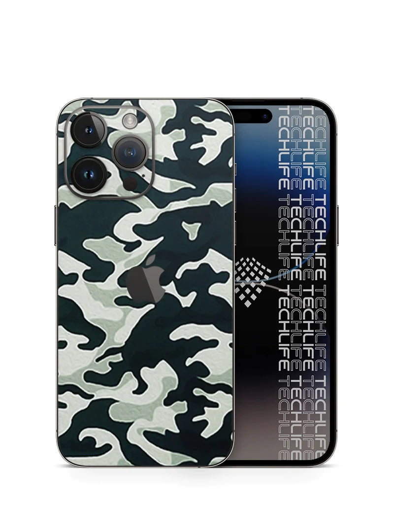 Skin Silver Camuflado Urbano iPhone 15 Pro