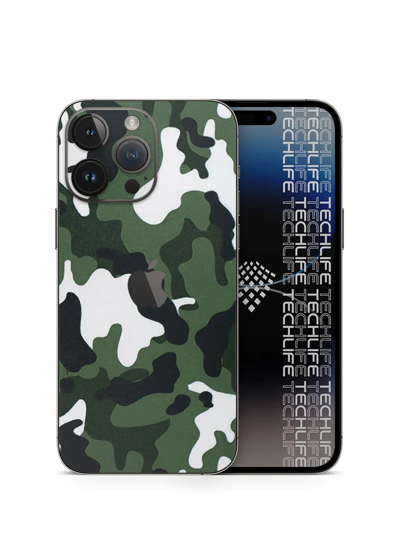 Skin Silver Camuflado Trendy iPhone 15 Pro