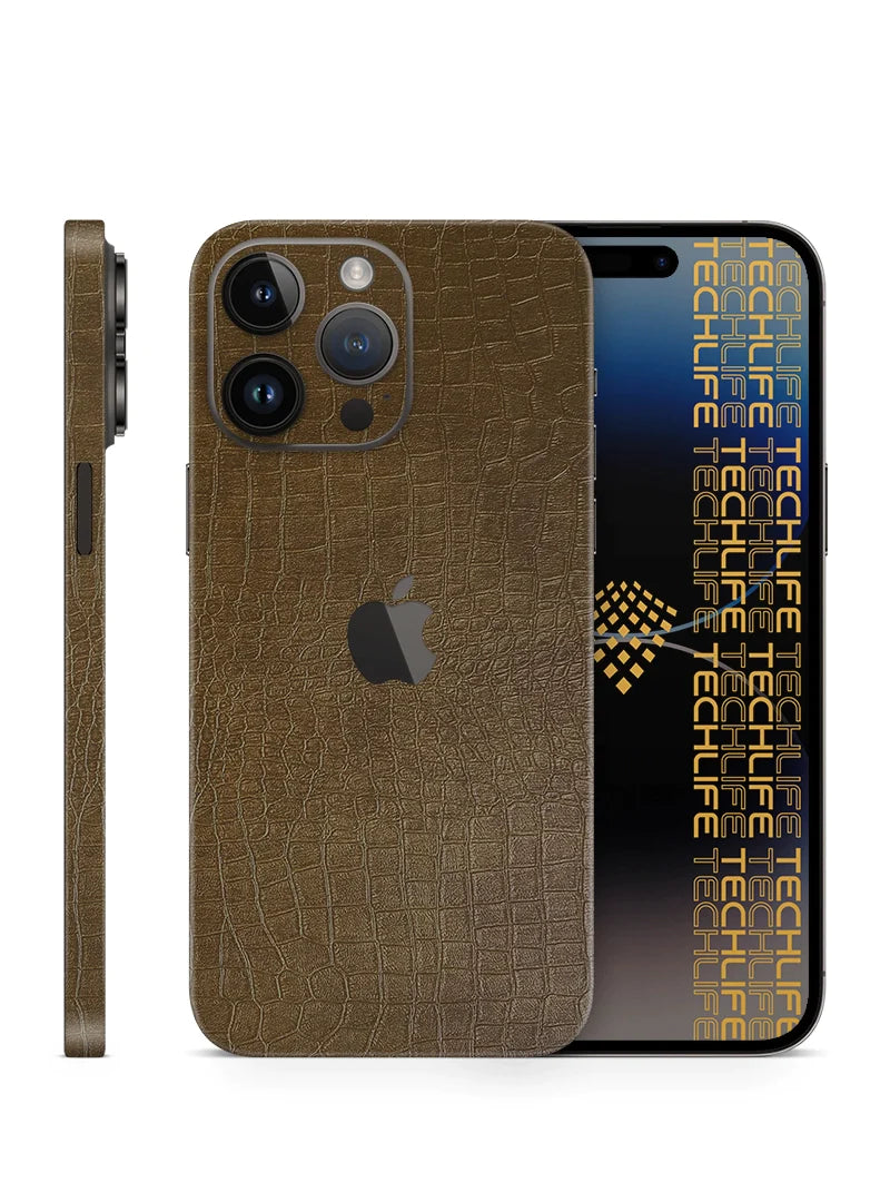 Skin Premium Cuero Reptil Exótico iPhone 15 Pro