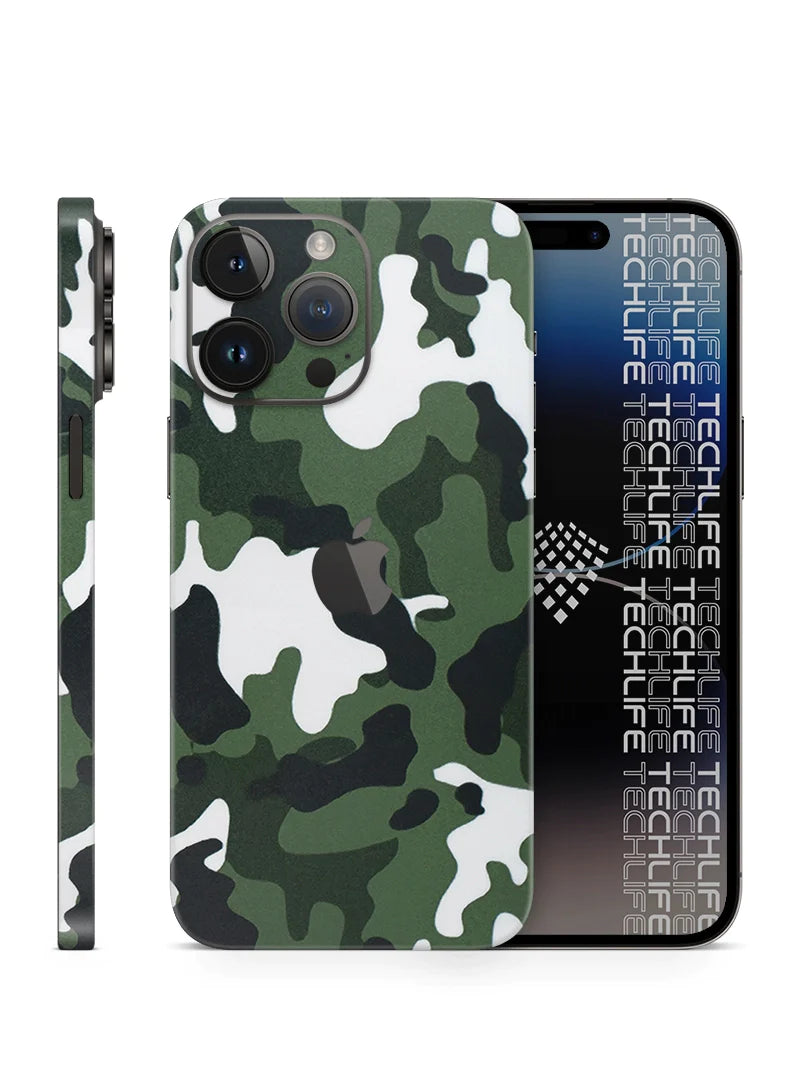 Skin Silver Camuflado Trendy iPhone 15 Pro