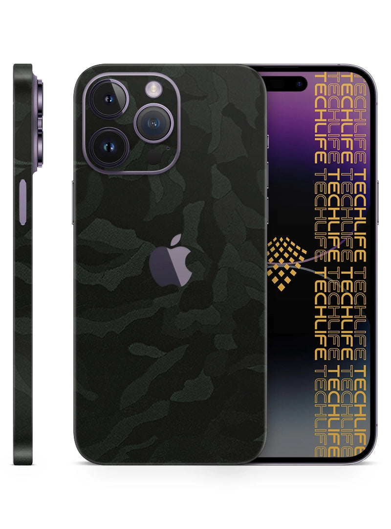 Skin Premium Camuflaje Comando Oscuro iPhone 14 Pro Max