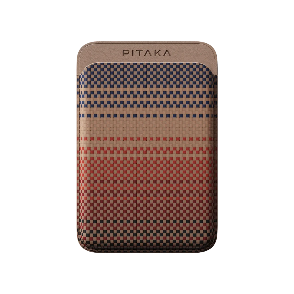 Tarjetero Pitaka Magnetic Woven Wallet