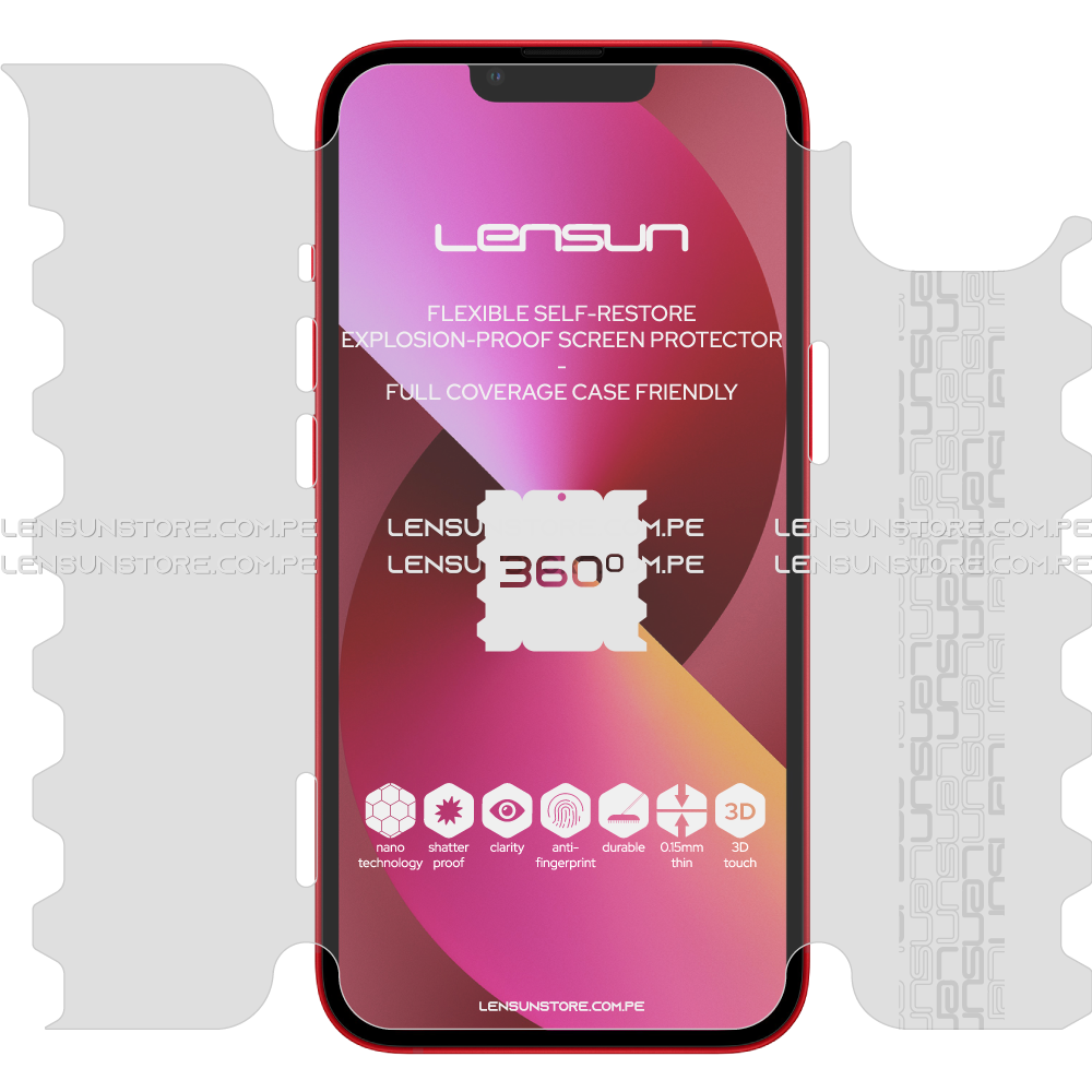 Lámina 360 Lensun - iPhone 13 Mini