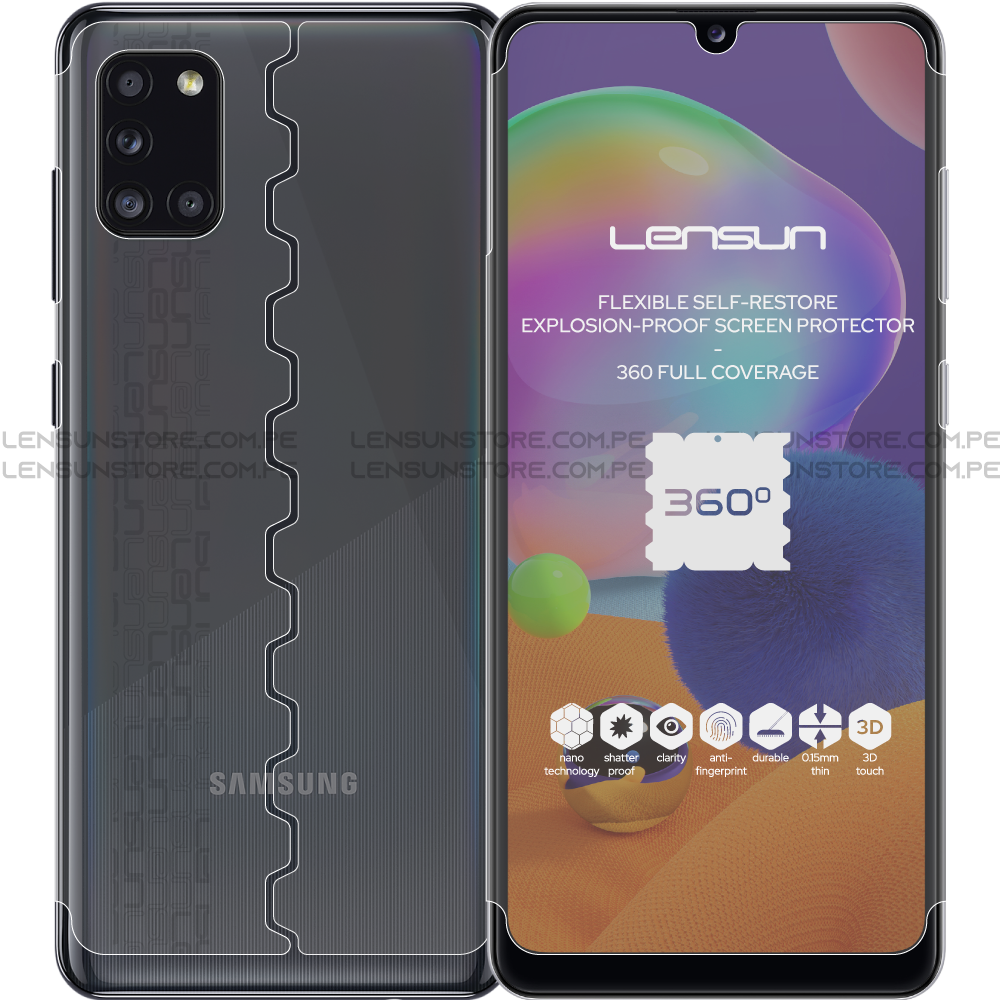 Lámina 360 Lensun Protector -  Samsung Galaxy A31