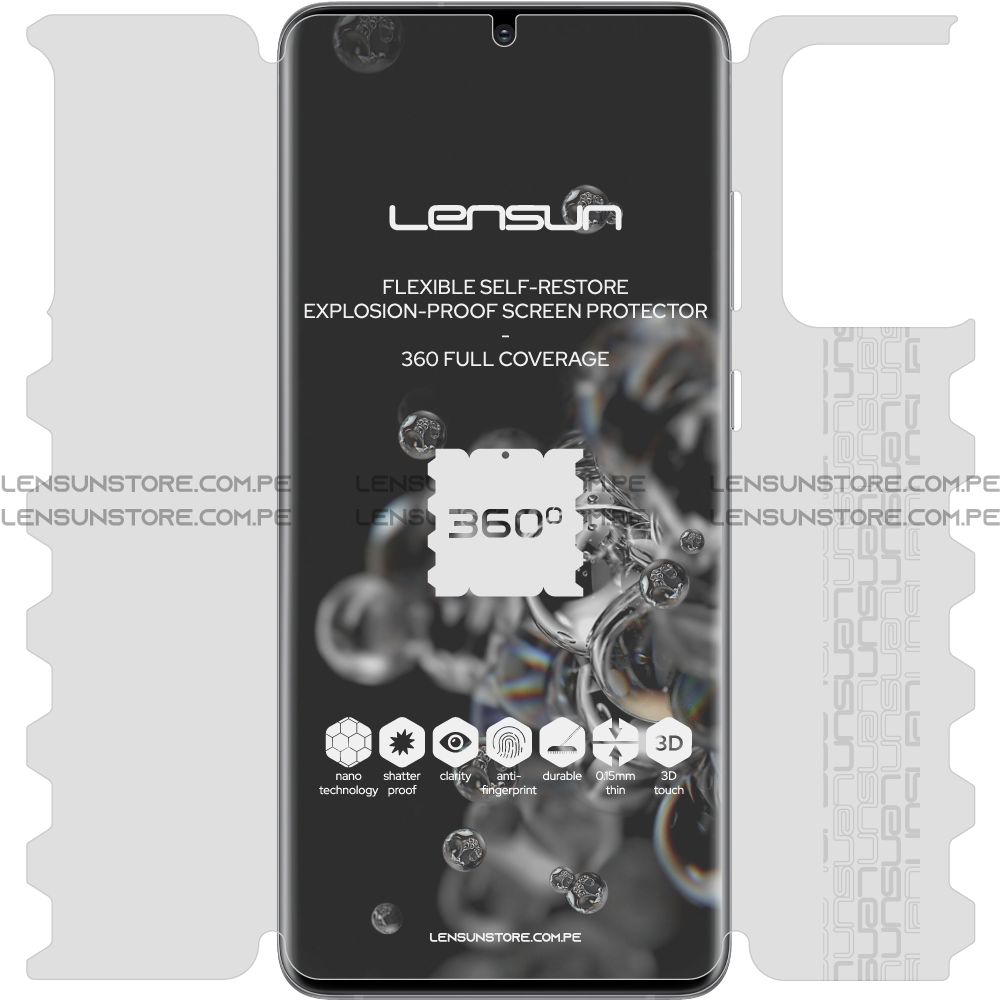 Lámina 360 Lensun - Galaxy S20 Ultra