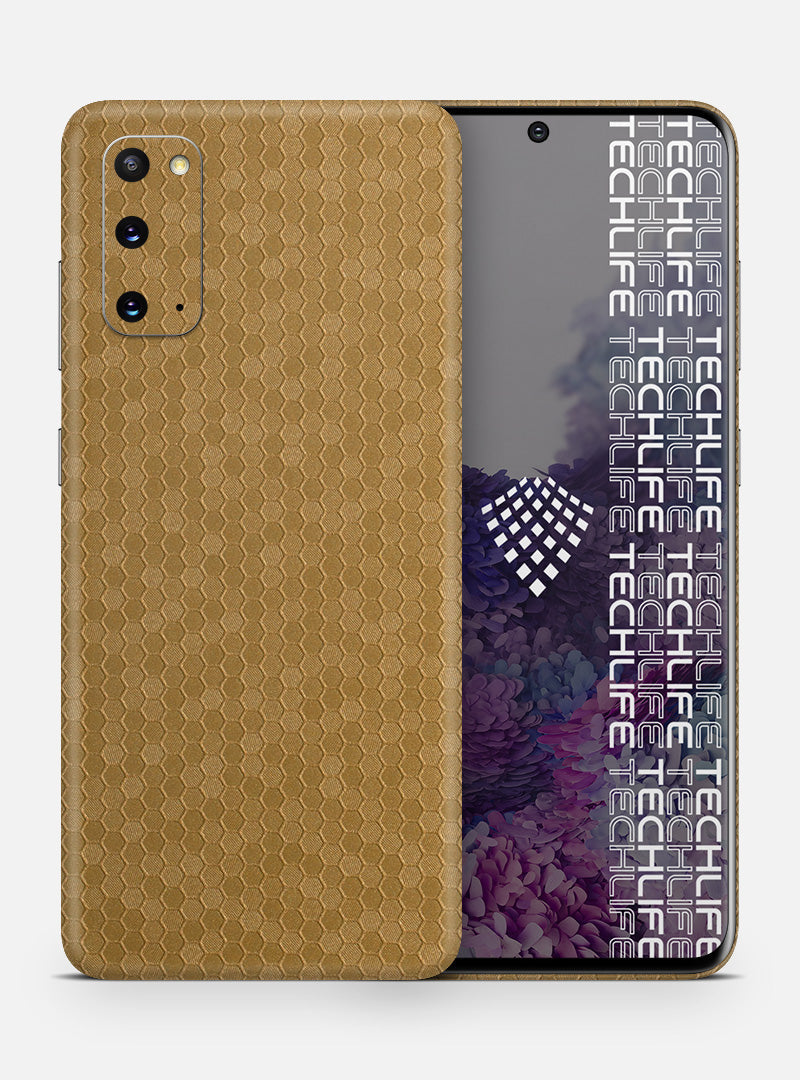 Skin Honeycomb Gold para Galaxy S20