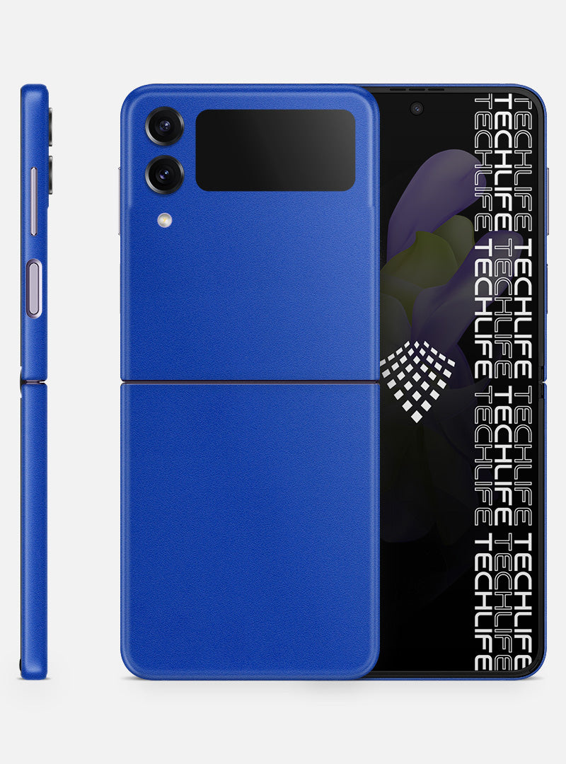 Skin Premium Color Azul Galaxy Z Flip 4