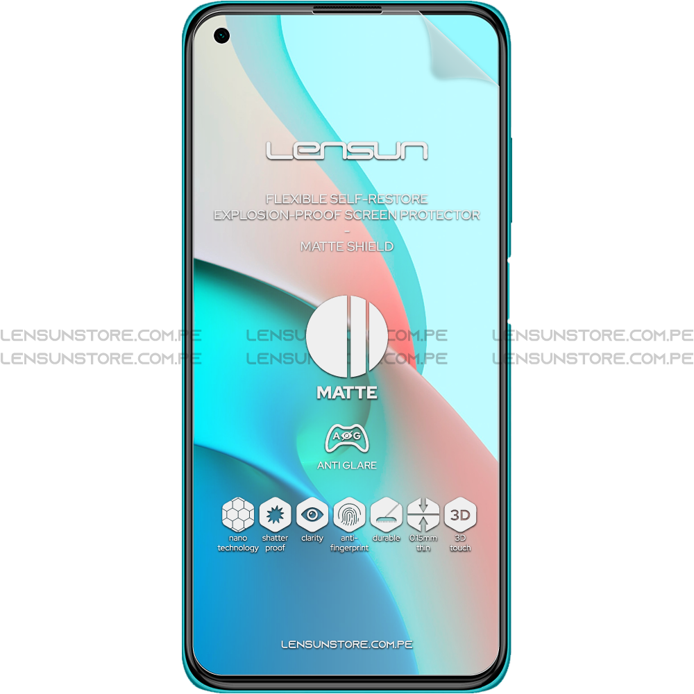 Lensun Protector de Pantalla Matte  Xiaomi Redmi 9 5G