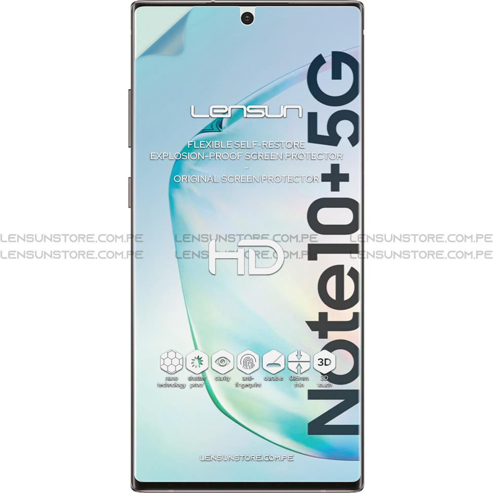 Lensun Protector de Pantalla HD Shield Samsung Galaxy Note 10 Plus 5G
